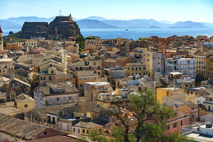 Corfu panoramic view